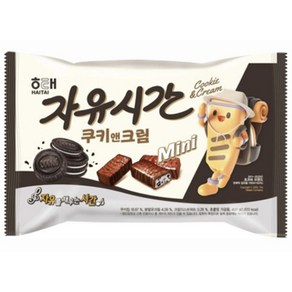 해태 자유시간 미니 쿠키앤크림, 400g, 2개