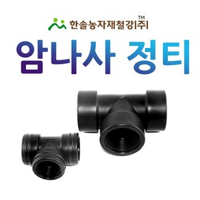 암나사 정티 배관용 PE부속 농수관 수도관 연결부속 관수자재 한솔농자재철강, 16mm(배관용), 1개