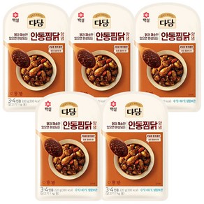 (냉장)다담 안동찜닭양념220g, 220g, 5개