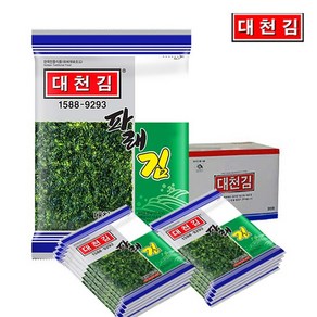 [KT알파쇼핑]대천김 조미김 파래김 전장김 25봉, 500g, 1개