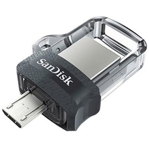 샌디스크 Ultra Dual Drive USB M3.0 SDDD3 64GB OTG 블랙 (슬라이드형)