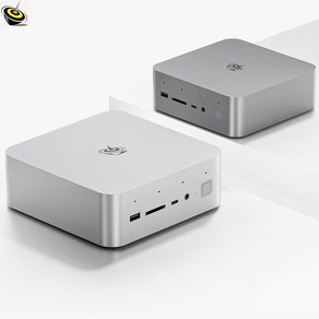 [cy] 비링크 Beelink GTi14 UIta 155H 미니 게임 PC 인텔Ulta7/Ulta9 오피스 mini PC 185H/155H 고성능 AI PC 스피커내장, Ulta7 155H버전, 32G/1TB, 은색(그린버튼)