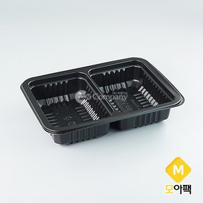 일회용 실링용기 JH 3호3칸 블랙 박스1200개, 1200개