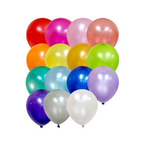 별이네파티 25cm 펄 라운드 풍선 (100입)생일 파티 풍선놀이 펄 풍선, 3개, 혼합