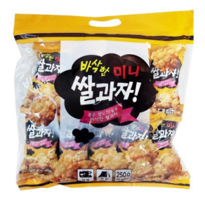 바삭한 미니 쌀과자, 25g, 100개