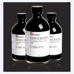 쿵스 LMB010 블랙 파운데이션 (무광 80ml), 1개