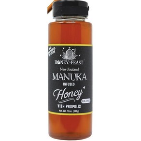 Honey Feast 마누카 인퓨즈드 허니 프로폴리스 MG0 182 Manuka Infused Honey Popolis MG0 182, 1개, 340g