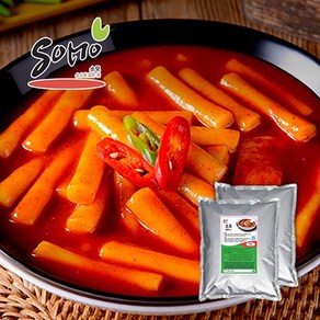 소모 / 신천 프리미엄 국물떡볶이 분말소스(F타입) / 3kg(150인분) / 약간매운맛(맵기 2가지) / F-16호, 1개, 3kg