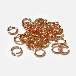 [F-0001] O링(오링)/핑크골드 [5g], 1세트, 0.6x3mm(약200개)