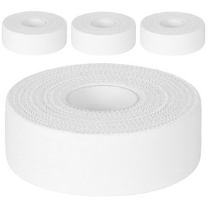 파쿠스 스포츠 면 테이프 씨테이프 C-TAPE 화이트 2.5cm x 13.7m, 4개, 1개입