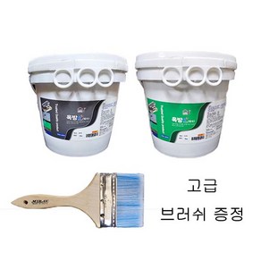 프리미엄 수성 탄성방수제 옥방e 하도 중도 상도없이 하나로 옥상 외벽 방수제 4kg