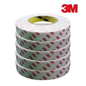 3M 스폰지 양면테이프 흰색 20 mm x 10 m