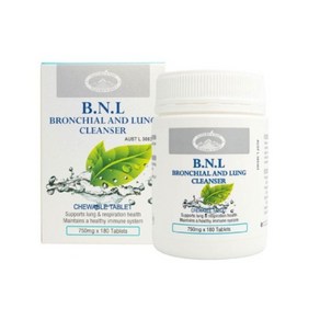 호주 B.N.L Bonchial and lung Cleanse 영양제 기관지 폐 허파 180타블렛, 1개, 180정