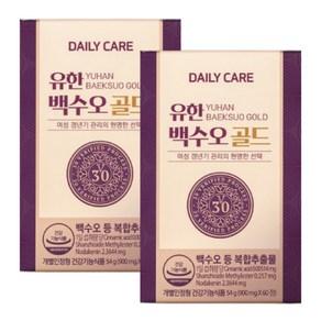 유한 백수오 골드 900mg 여성 갱년기 관리, 60정