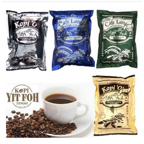 말레이시아 코타키나발루 사바 떼놈 커피 Sabah Yit Foh Tenom Coffee, 카페라떼 2, 1개, 1개입