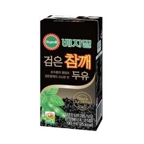 베지밀 검은참깨 두유, 190ml, 72개