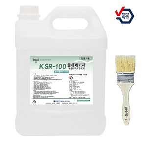 KSR-100 / SR-100 3.75L 4kg 무거품타입 녹 물때제거제 수영장청소세제 배관스케일제거