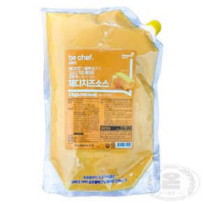 동원홈푸드 체다치즈소스 2kg, 1개