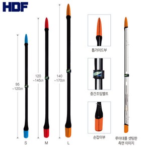 해동 피나투라 루어대 보관집 HB-804, M(레드)