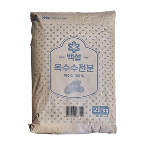 백설 옥수수전분, 20kg, 1개