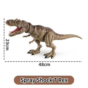쥬라기 월드 티라노사우루스 렉스 액션 피규어 포효하는 공룡 흔들, 1개, 2.T Rex-KO Bown