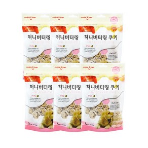 쿠키앤맘 허니버터링 반려동물 쿠키 120g, 바베큐, 6개