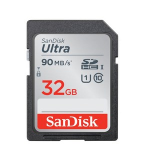 샌디스크 울트라 SDHC SD 카드 32GB/DUNR, 32GB, 1개