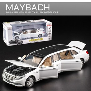 끌림마켓 벤츠 마이바흐 1:32 Maybach 리무진 대형 다이캐스트 자동차피규어 키덜트 어른장난감 외자체 해외차