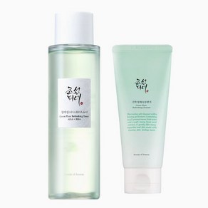 뷰티어브조선 Geen Plum Refeshing Cleanse 100ml + TONER: AHA + BHA 150ml /리프레싱 클렌저+토너, 1개