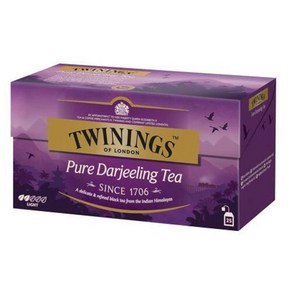 twg 트와이닝스 티 퓨어 다즐링 홍차 twinings 티백 25t