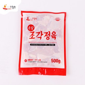 수월한 순살치킨용 닭다리살조각정육 500g, 20개, 20개