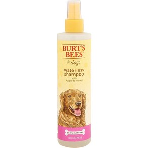 Buts Bees 애견용 애플 허니 워터리스 샴푸 10온스 병, 1개, 296ml