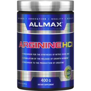 Allmax 아르기닌 HCI, 400g, 1개