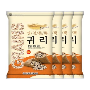 [삼원농산] 수입 귀리 20kg (5kg/4개) - 2024년 캐나다산, 4개