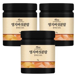 영지버섯 분말 가루 70g 3개(총210g), 3개