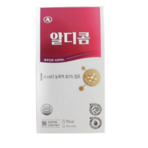 [공식] 알디콤A 숙취해소제 75ml 5포입, 5개