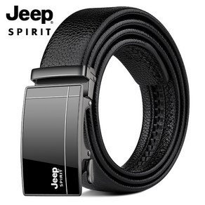 JEEPSPIRIT 정품 남성용 가죽 벨트 OM18CD996BT0470 + 선물용벨트포장