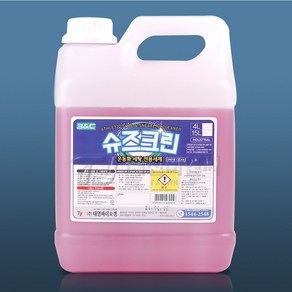 슈즈크린 3.8리터 운동화 빨래 신발 세탁 세제 크리너, 1개, 3.8L