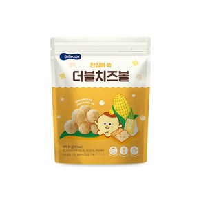 베베쿡 한입에 쏙 콘볼, 더블치즈볼, 25g, 1개