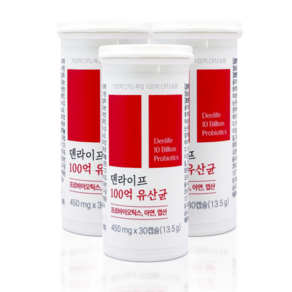 속편한 덴마크 유당불내증 락토프리 유산균 덴라이프 100억 생유산균 보장 비건 식물성 유산균, 1개, 30정