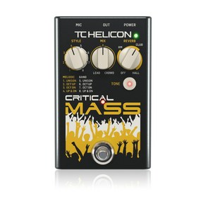 TC-HELICON CRITICAL MASS 보컬 이펙터, 1개