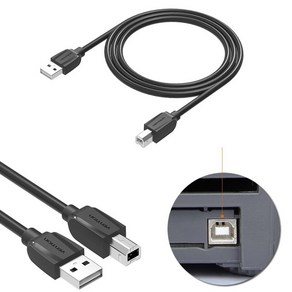 USB-호스트 MIDI 스퀘어 포트 커넥터 데이터 케이블 1M/1.5M/2M/3M/5M 야마하 카시오 전자 피아노 드럼용, 03 2m, 03 2m