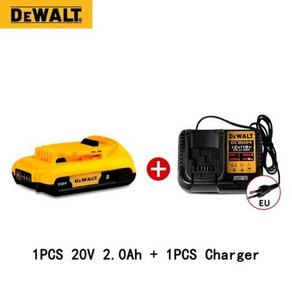 이온 배터리 리튬 DCBP520 충전식 경량 배터리 리튬 Dewalt 20V 도구 2AH, 1PCS20V 2.0AhChage, 1개