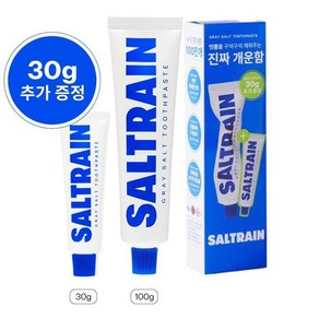 솔트레인 그레이 솔트 클린브리쓰 치약 더마 패치테스트 통과 100g+30g, 1세트, 130g