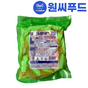 원씨푸드 한성 크래미F2 게맛살 1kg 게살 세절 샐러드 스시 김밥 샌드위치 맛살, 1개