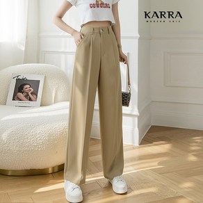 카라 KARRA 원핀턱베이직슬랙스팬츠 A3F0162