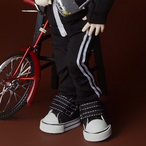 돌모아 구체관절인형의상 26cm USD 유딩 블랙 검정 트레이닝 바지 Dea Doll Size - Felix Pants (Black), 1개