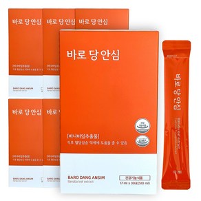 바로당안심 당 관리 자연산 꾸지뽕 여주 돼지감자 즙 바나바잎 추출물, 180개, 17ml