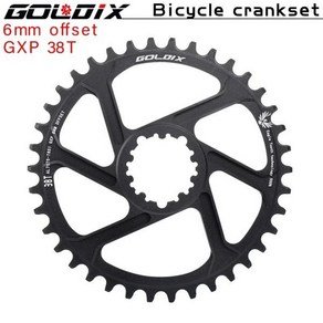 자전거 크랭크 GOLDIX GXP 체인링 오프셋 30 32 34 36 38T MTB 체인휠 XX1 X9 XO X01 GX NX 다이렉트 마운트 0mm 3mm 6mm