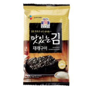 맛있는 김 재래구이 64G 4G X 16봉 CJ씨푸드, 1개